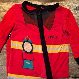 Posh Peanut Firefighter Bamboo Onesie